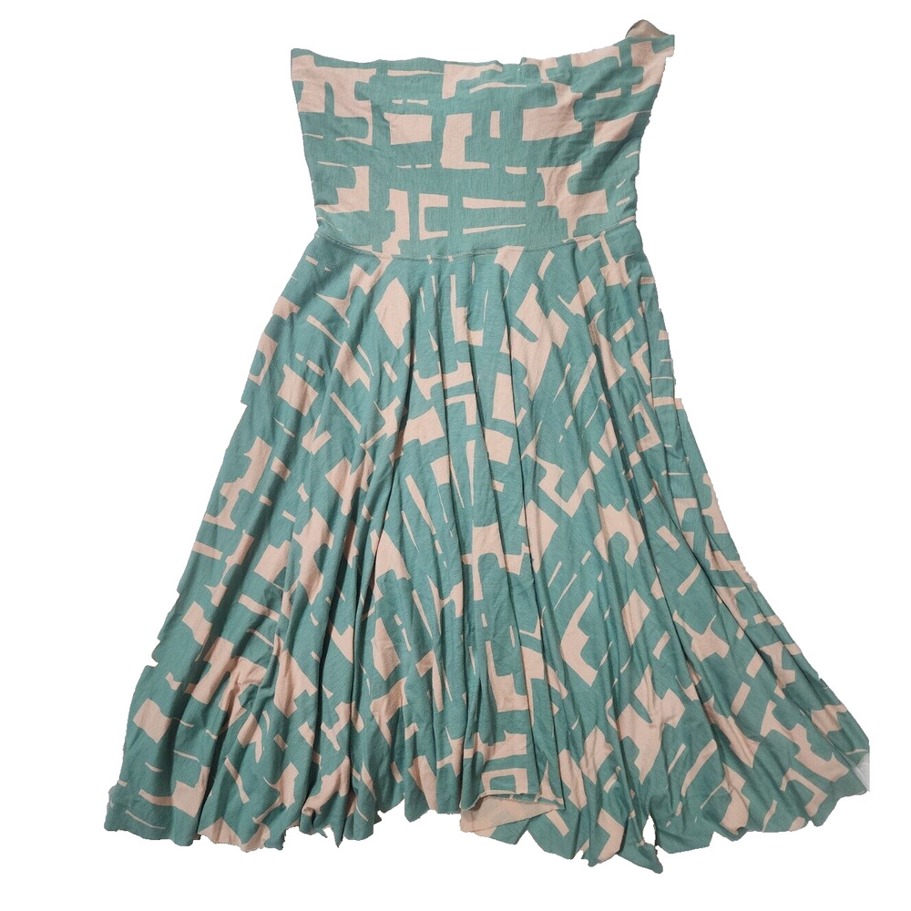 Rachel Pally Dress Women's Aqua Halter Neck Flowy Mini‎ Dress Size XSmall